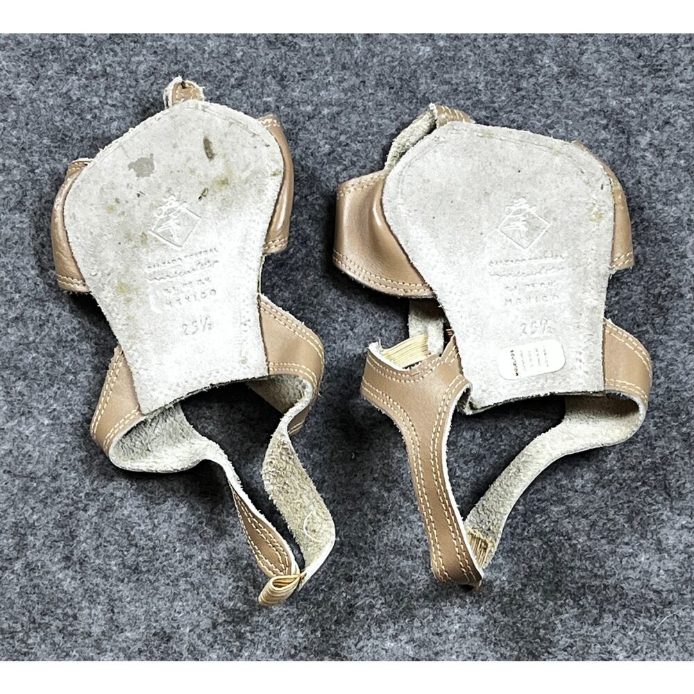 Miguelito's Calzado Teatral Lyrical Dance Sandals PreOwned size 25.5 (US size 9) - Picture 2 of 9
